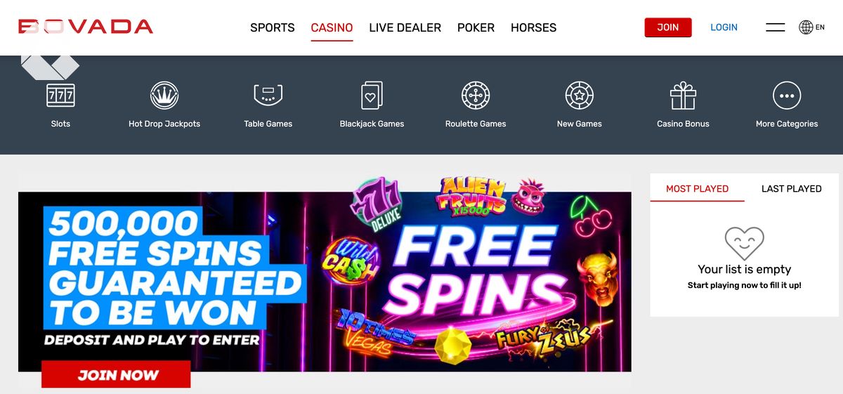 Bovada casino