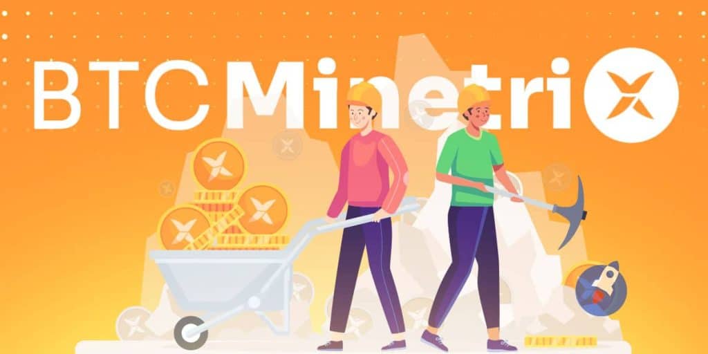 Bitcoin minetrix logo