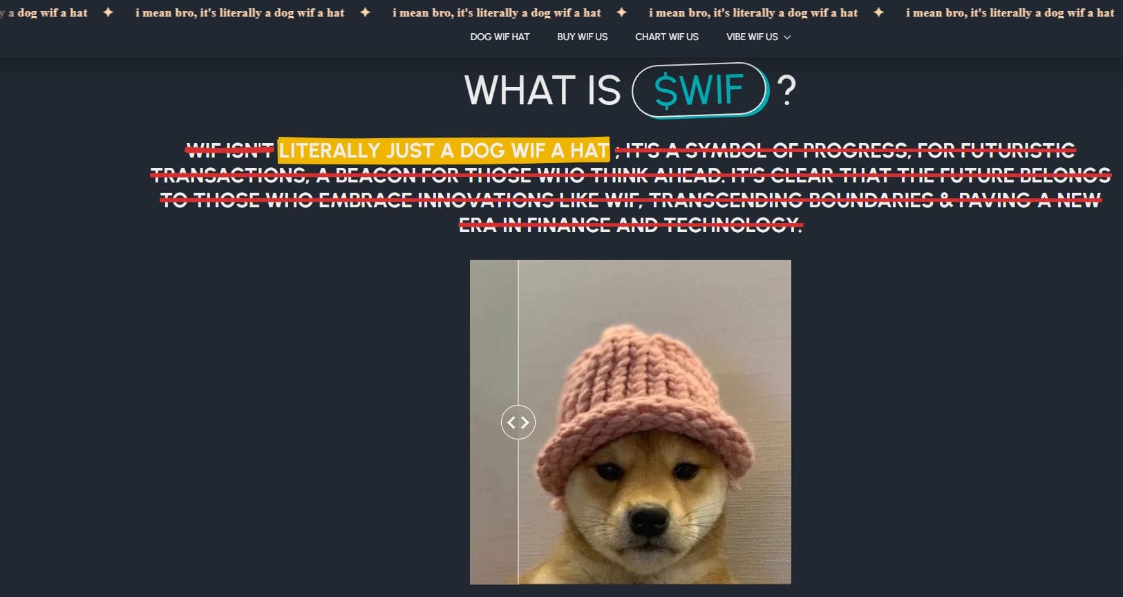 Dogwifhat site