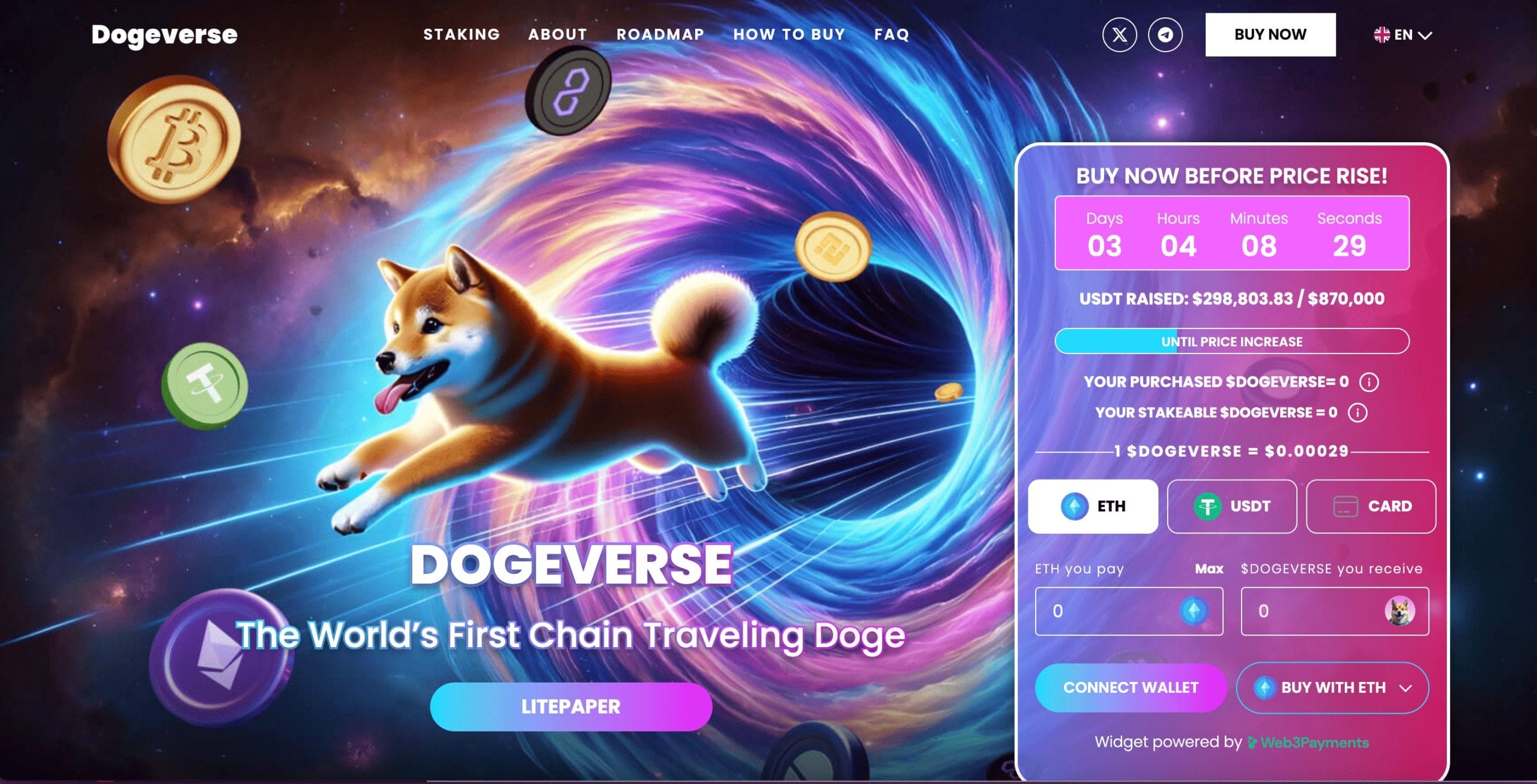 Dogeverse presale