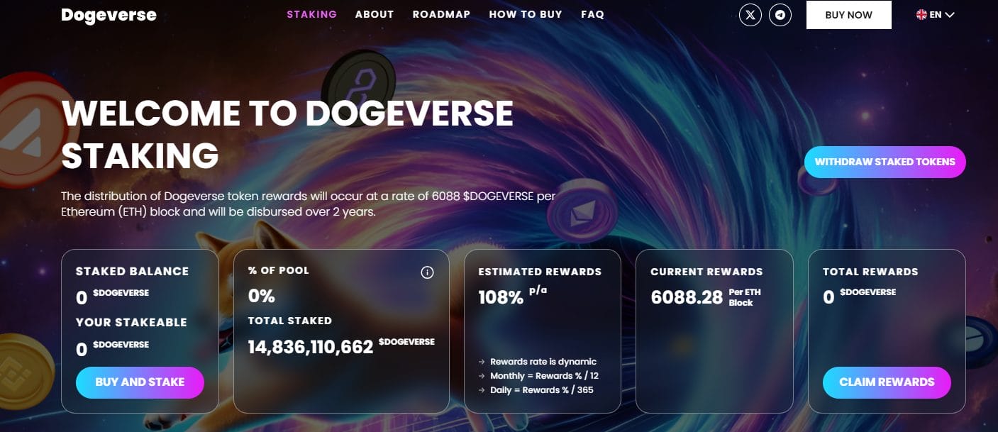 Dogeverse Staking