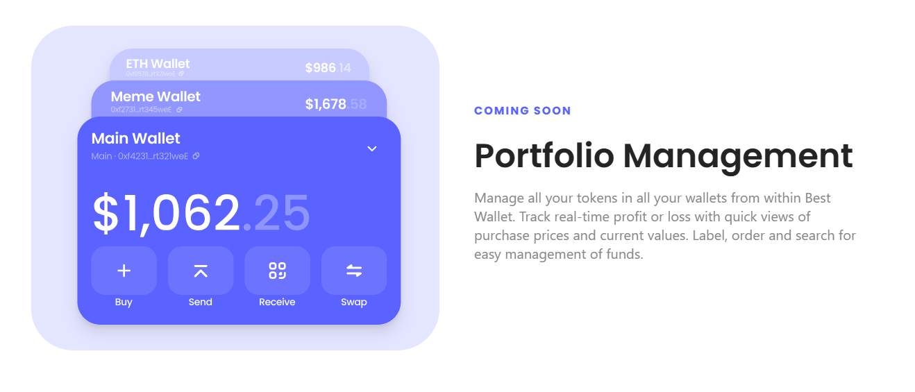 Best wallet portfolio management feature