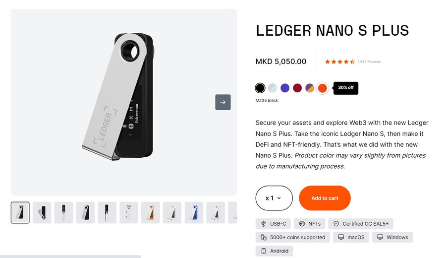 Ledger Nano S Plus