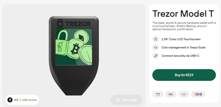 Trezor Model T